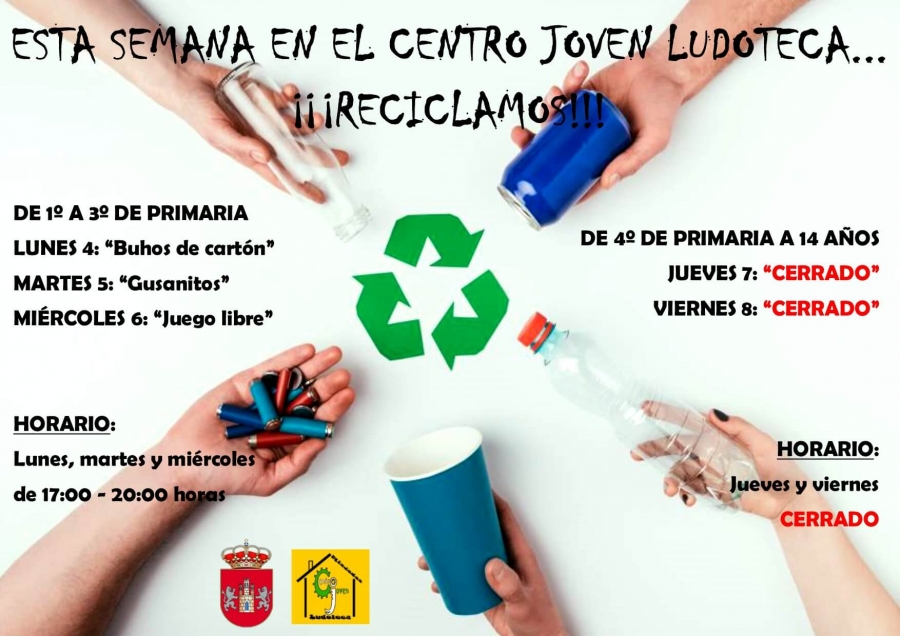 Centro Joven Ludoteca temática: Reciclamos