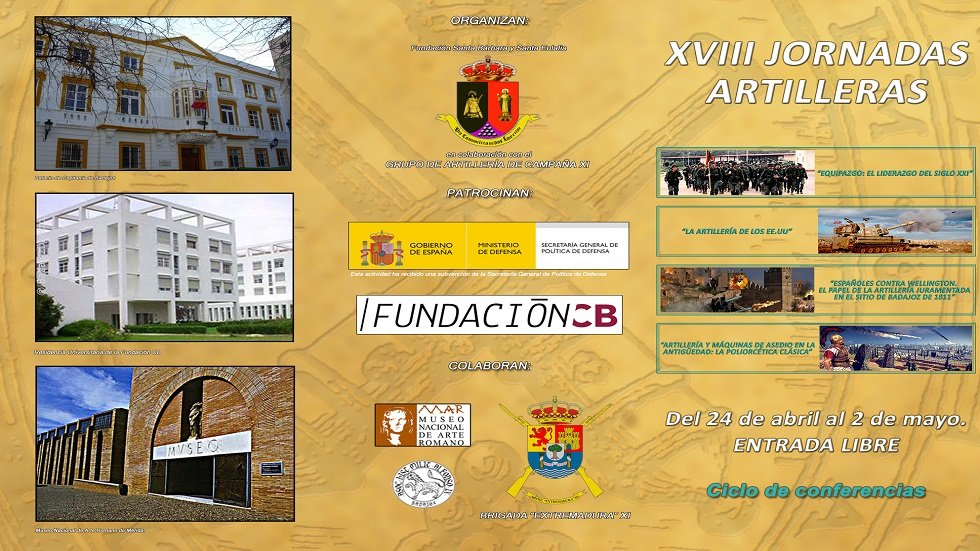 Ciclo de Conferencias XVIII Jornadas Artilleras en Extremadura