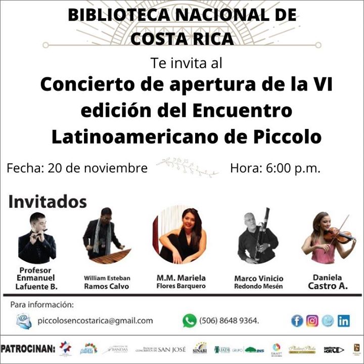 Concierto de apertura de la VI edición del Encuentro Latinoameri