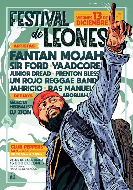 Festival de Leones - Fantan Mojah en Vivo!