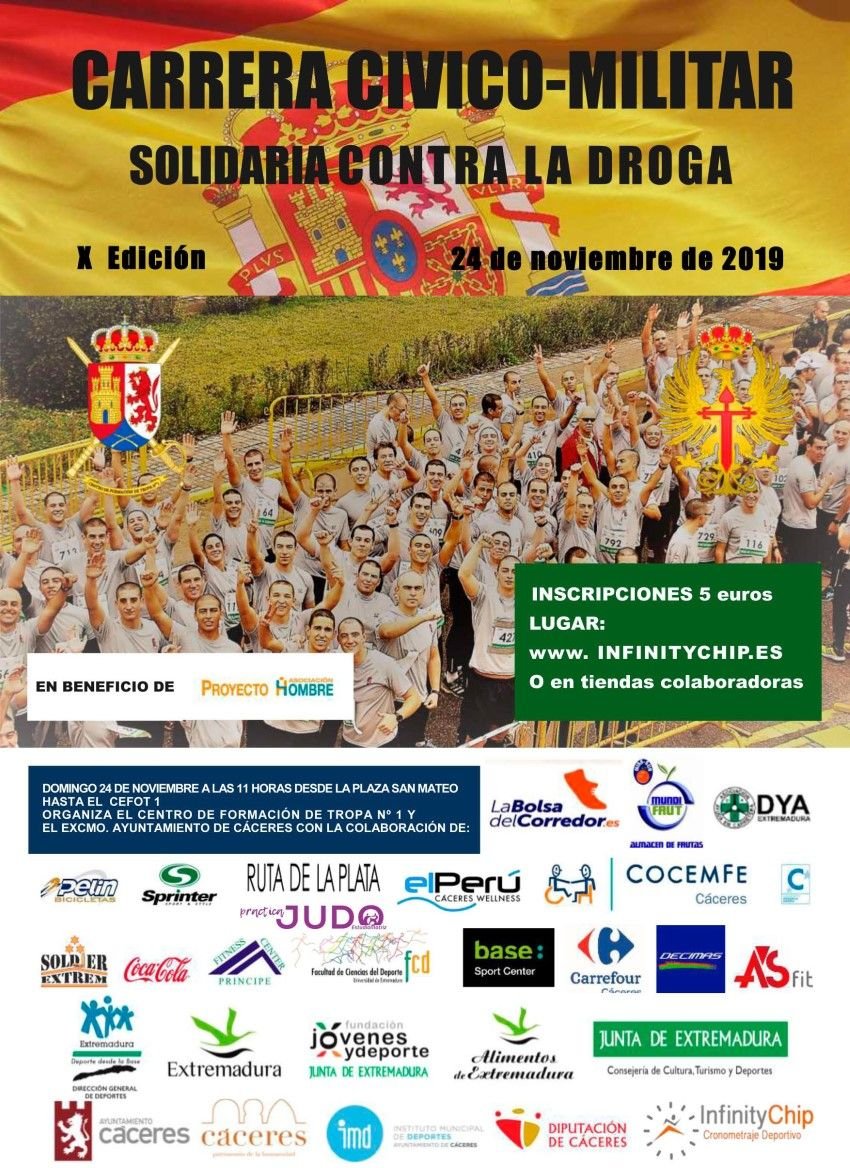 X Carrera Solidaria Cívico-Militar contra la droga