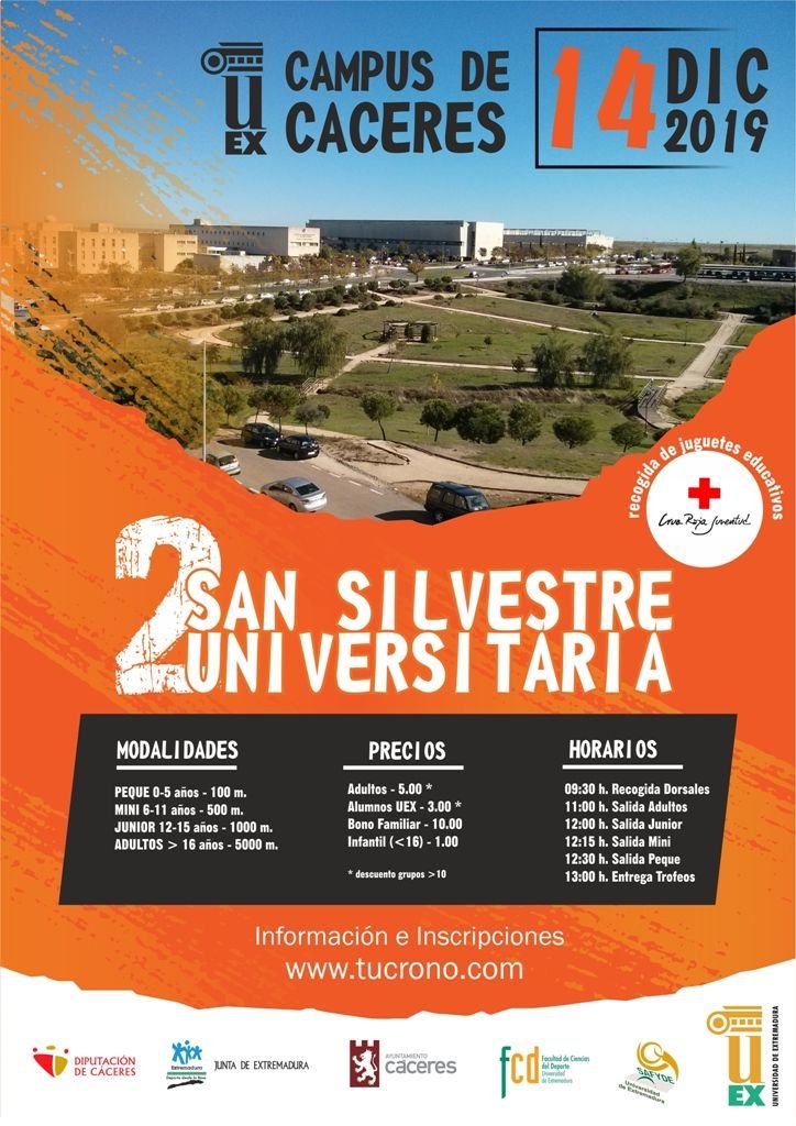 II San Silvestre Universitaria UEX Cáceres
