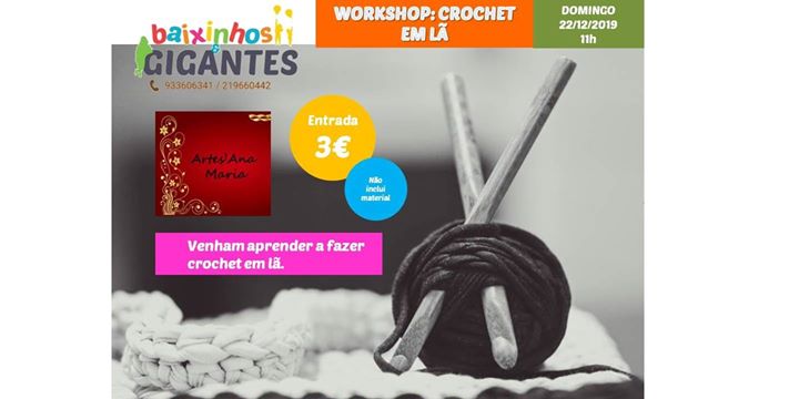 Workshop: Crochet em Lã