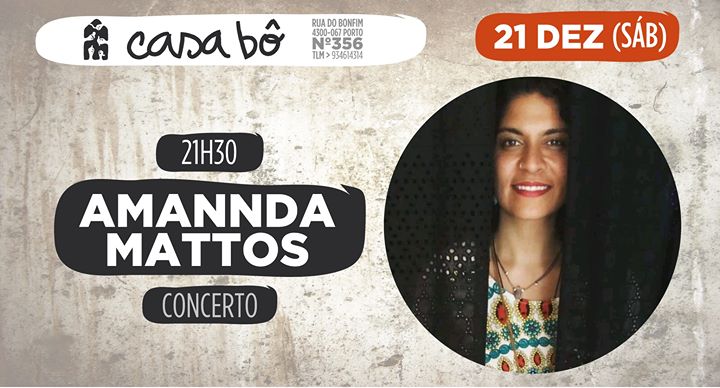 Concerto: Amannda Mattos canta Sambas, Ijexás e Boleros