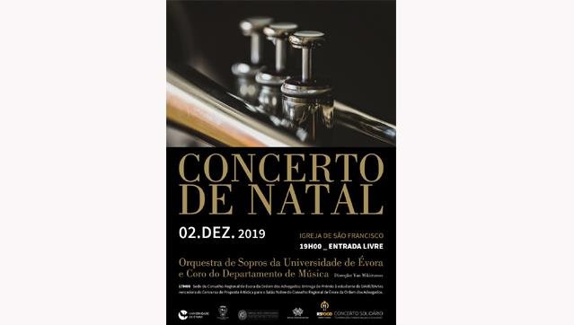  Concerto de Natal pela Orquestra de Sopros da Universidade de Évora e Coro do Departamento de Música