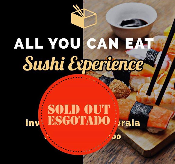 Sold Out esgotado Rodizio de sushi
