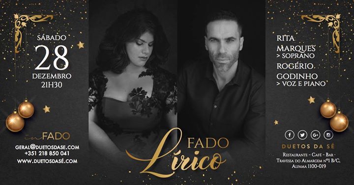 Fado Lírico | Concerto Rogério Godinho & Rita Marques