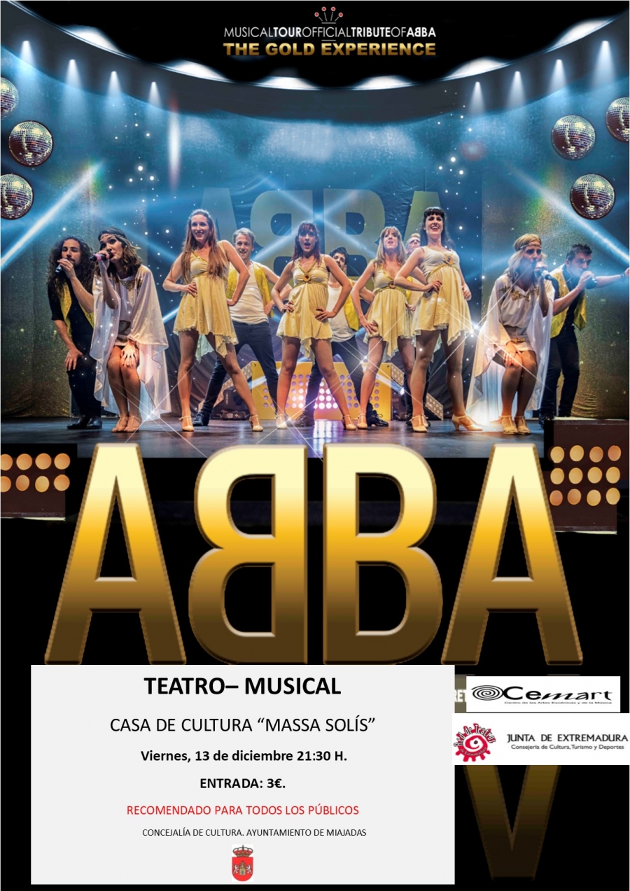 Espectáculo musical: Abba The Gold Experience