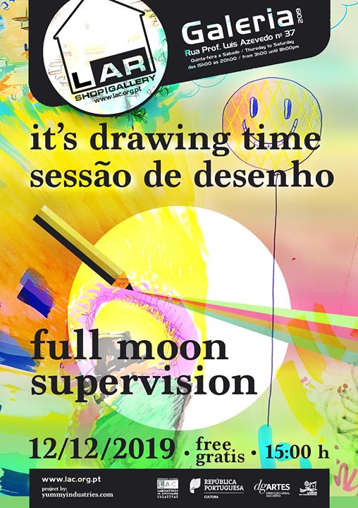 Sessão de Desenho Livre 'Full Moon Supervision' - Lagos, PT