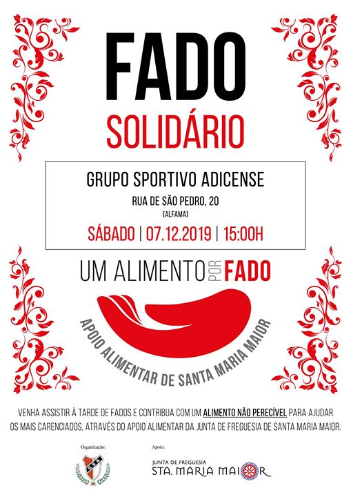 Fado Solidário | Grupo Sportivo Adicense
