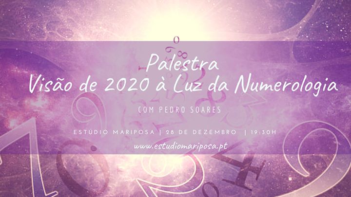Palestra de Numerologia com Pedro Soares - Visão para 2020