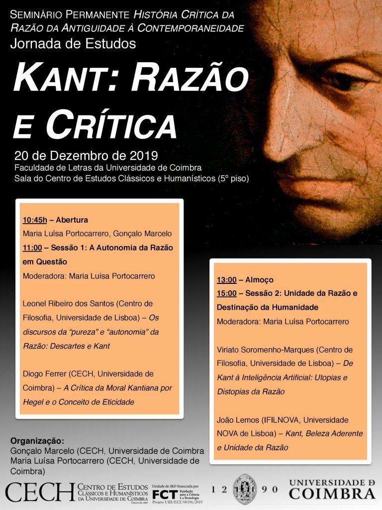 “Kant: Razão e Crítica”: Jornada de Estudo