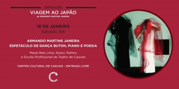 Espetáculo Armando Martins Janeira: Dança Butoh, Piano e Poesia