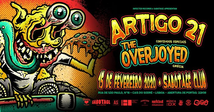 Artigo 21 + The Overjoyed | Sabotage Club