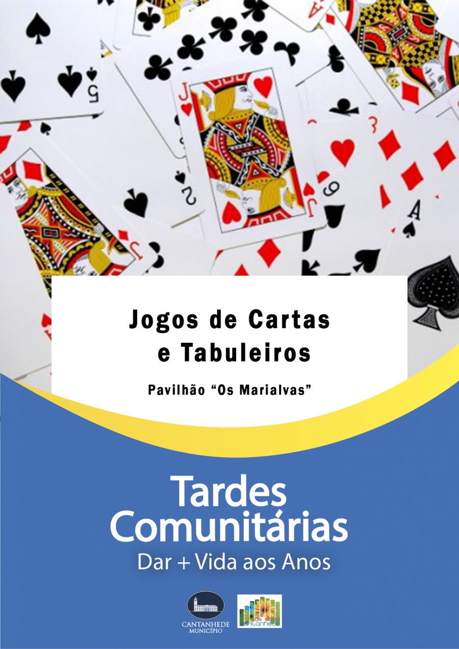 Tardes Comunitárias: Jogos de Cartas e Tabuleiros