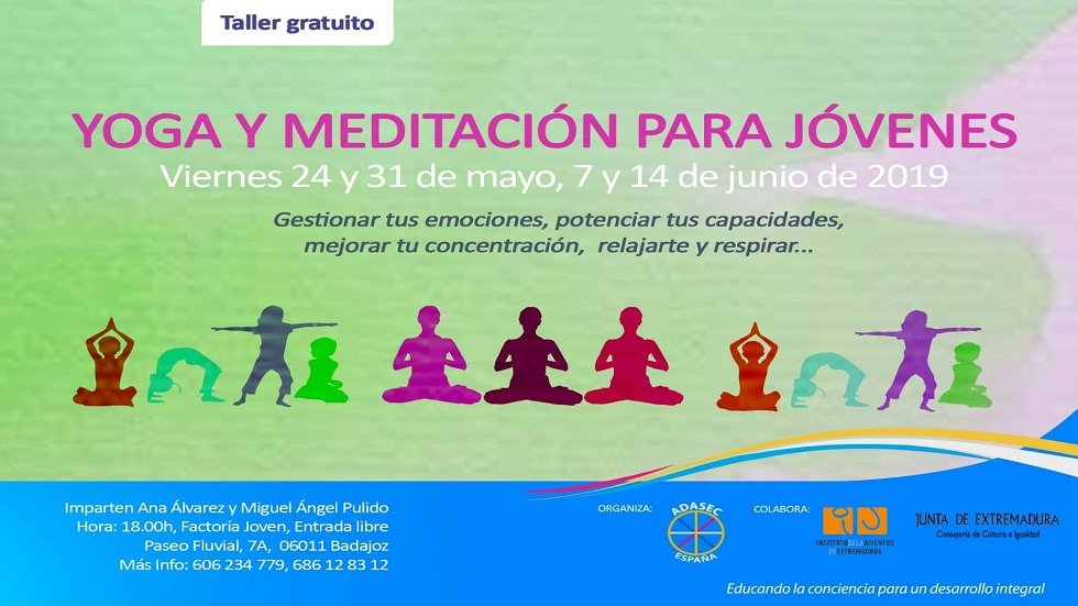 Yoga y meditación para jóvenes - Factoría Joven de Badajoz