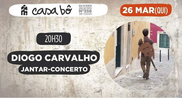 Jantar-Concerto: Diogo Carvalho