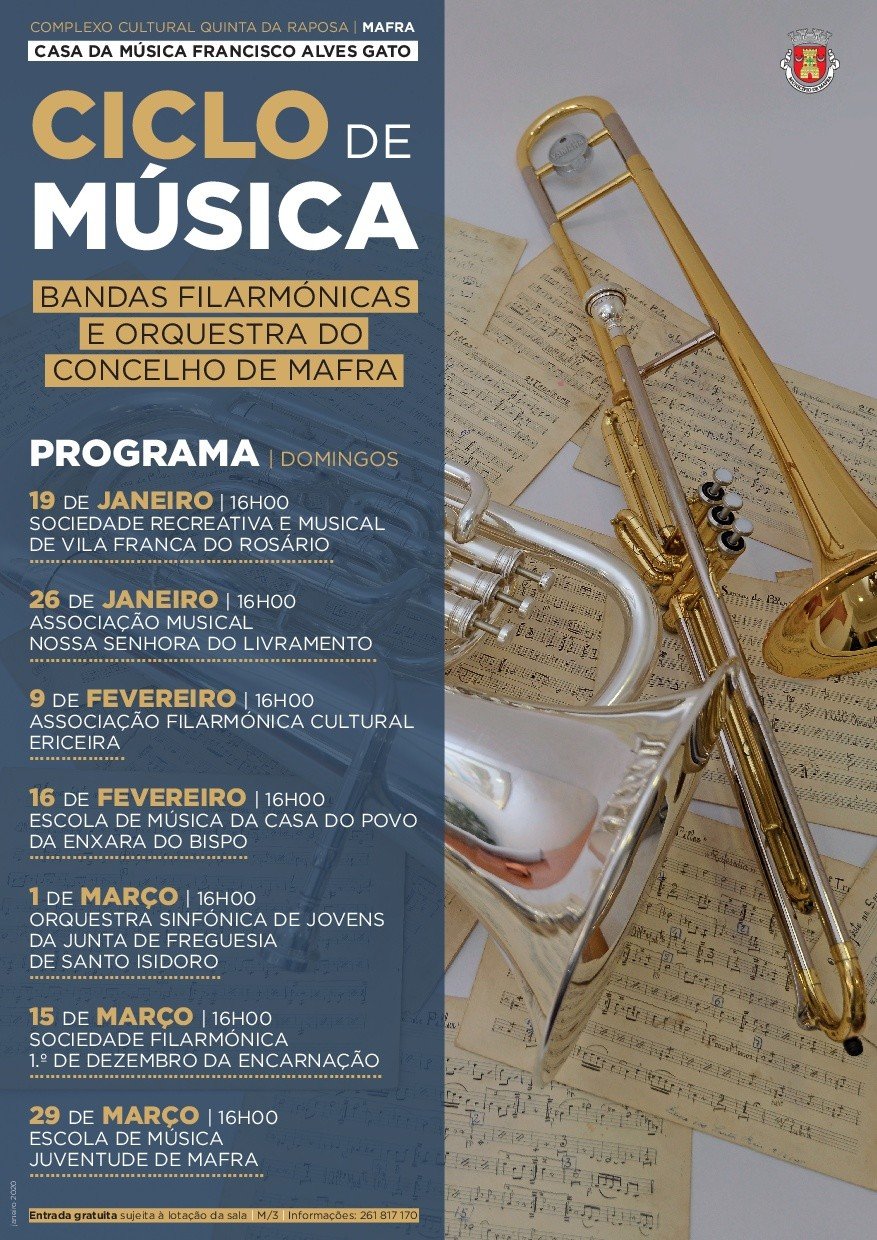 Ciclo de Música ' Bandas Filarmónicas e Orquestra do Concelho de Mafra'