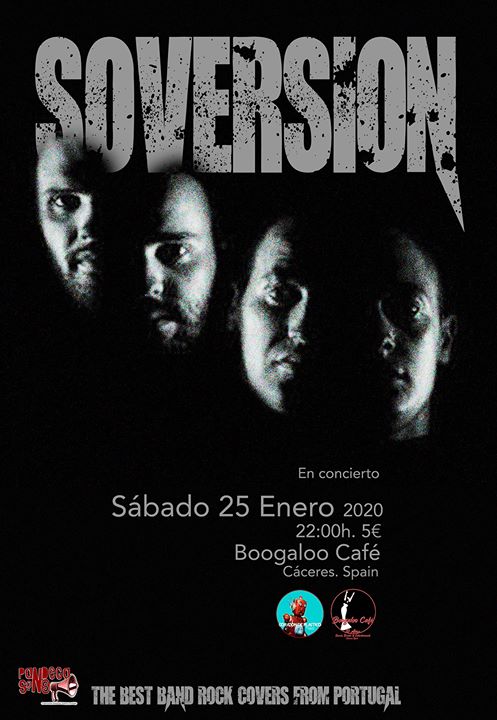 Soversion concierto en Boogaloo Cáceres