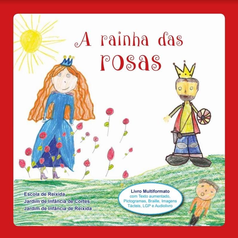 Exposição dos desenhos do livro “A rainha das rosas”