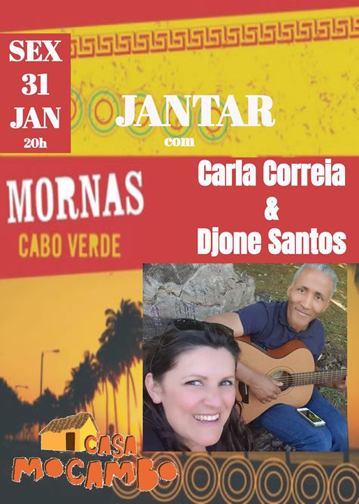 Jantar com Mornas - Cabo Verde com Carla Correia & Djone Santos