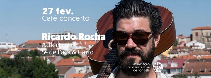 Quintas de faca & garfo: Ricardo Rocha | café concerto