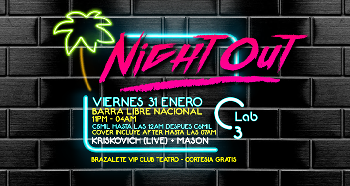 NightOut - Viernes 31 Enero