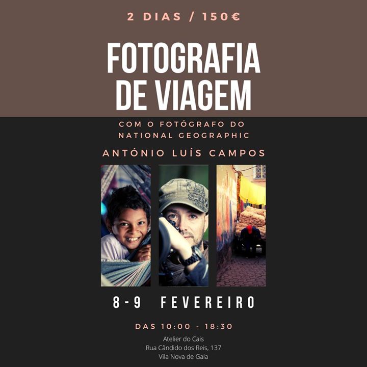 Workshop de Fotografia de Viagem com António Luís Campos