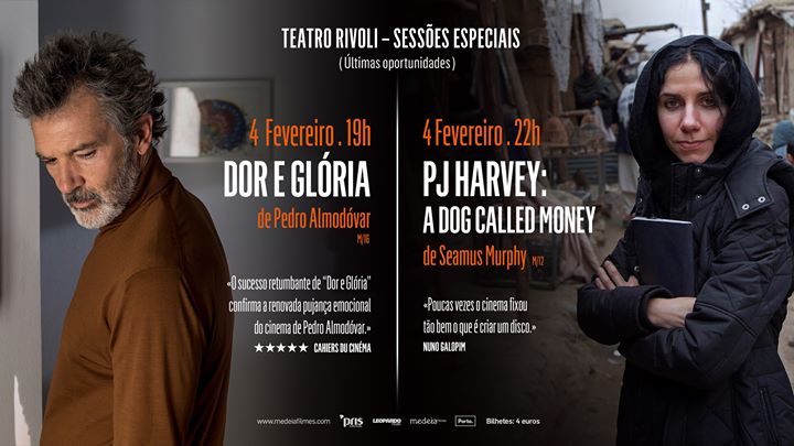 Filmes Almodóvar e PJ Harvey no Teatro Rivoli, no Porto