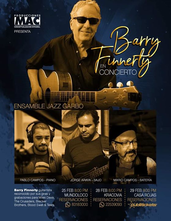 Barry Finnerty en concierto JAZZ