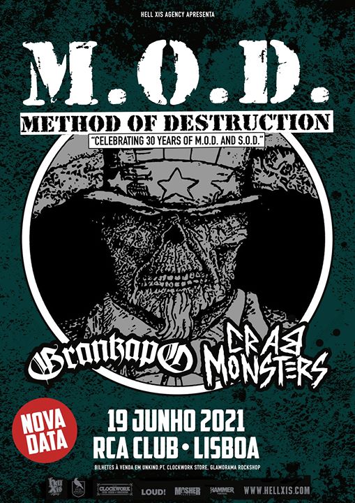 MOD Method Of Destruction // Grankapo // Crab Monsters - Lisboa