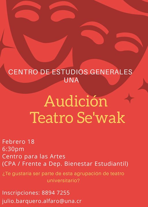 Audición Teatro Se'wak UNA