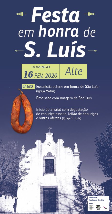 Festa das Chouriças em Honra de São Luis - Alte