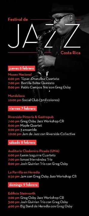Cierre festival de Jazz Costa Rica