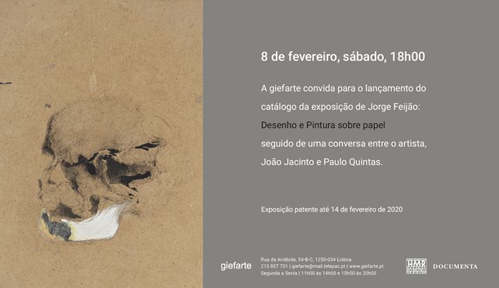 Giefarte, Lançamento Catálogo + Conversa, Exposição Jorge Feijão