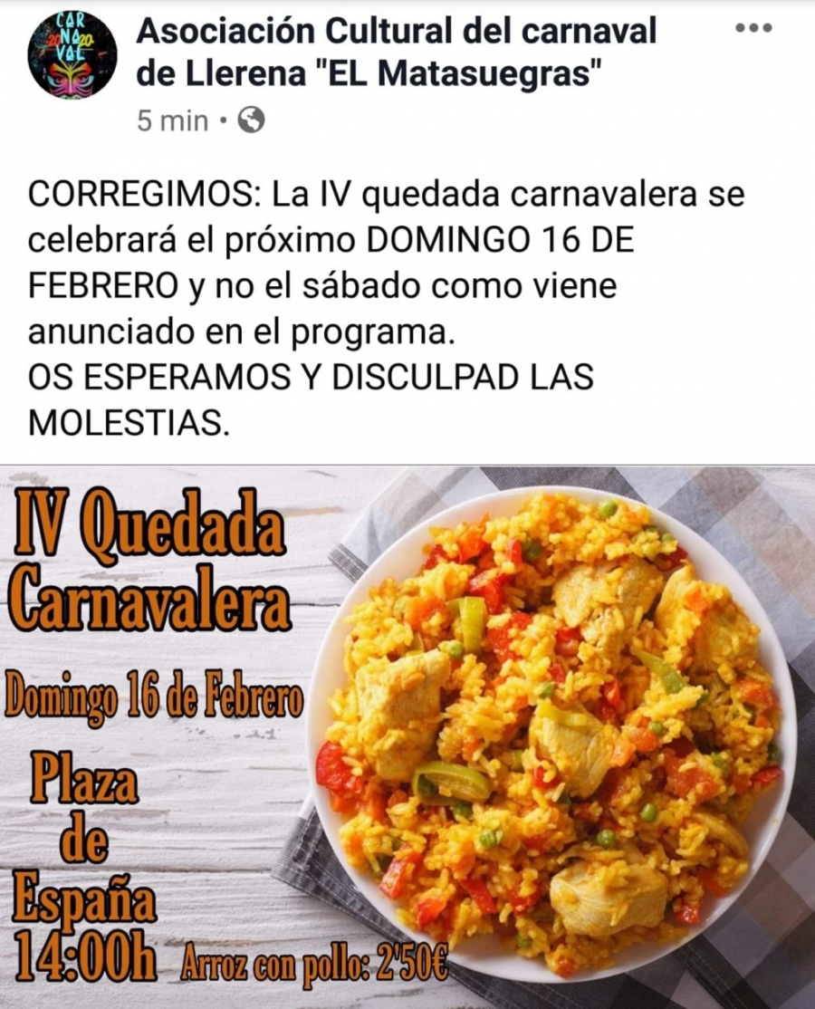 IV Quedá Carnavalera