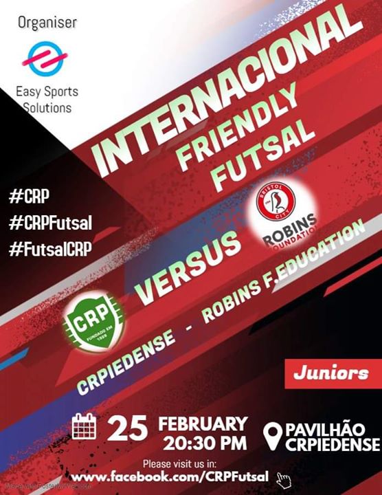 Futsal: CRPiedense - Robins Foundation