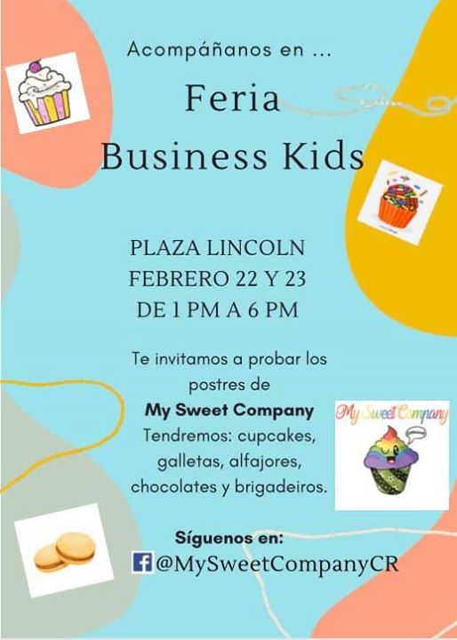 Invitación Feria Business Kids en Plaza Lincoln