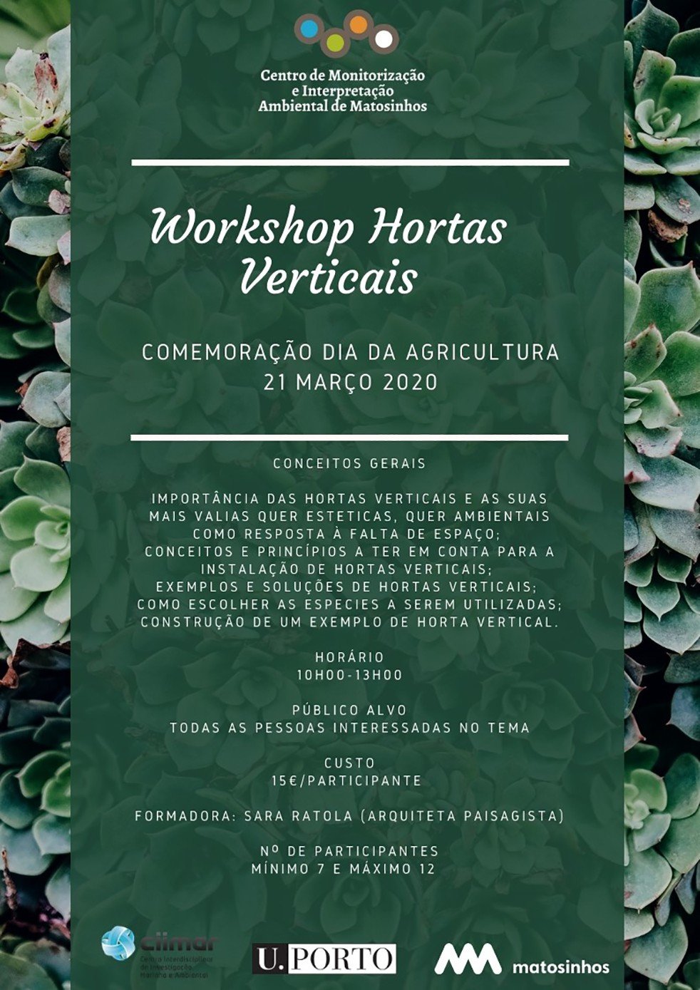 Workshop Hortas Verticais
