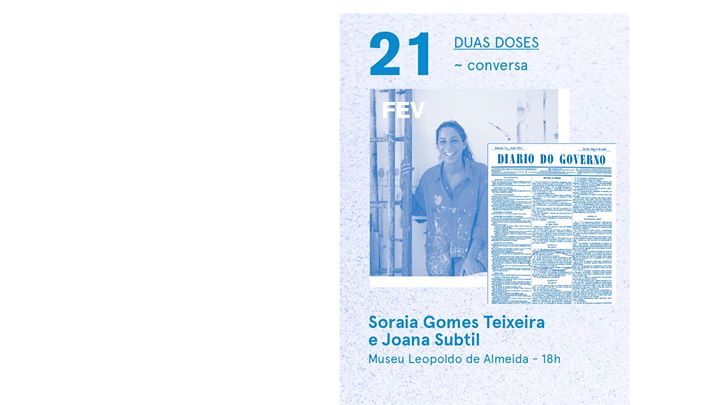 Duas Doses // Soraia Gomes Teixeira + Joana Subtil