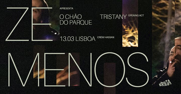 Zé Menos: 'o chão do parque' concerto de apresentação | Lisboa