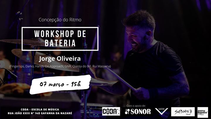 Workshop de Bateria com Jorge Oliveira - A Concepção do Ritmo