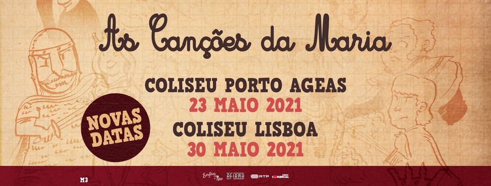Nova Data: As Canções da Maria // Coliseu Porto AGEAS