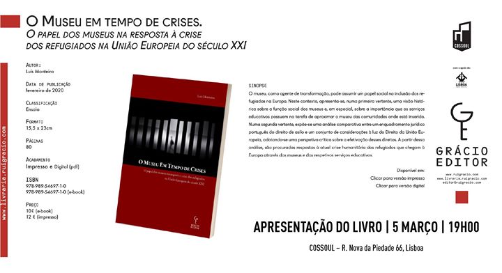 Apresentação: O Museu em Tempo de Crises, de Luís Monteiro