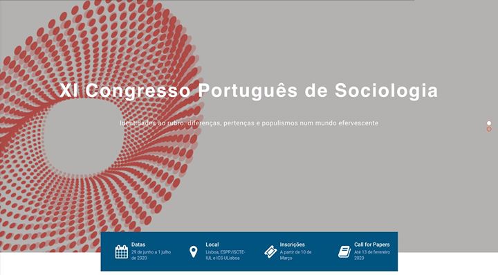 XI Congresso Português de Sociologia