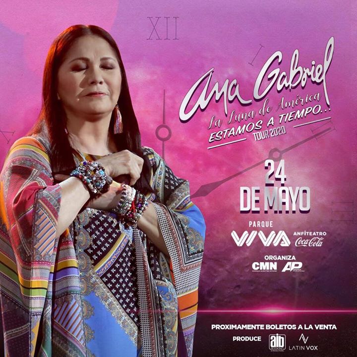 Ana Gabriel en Costa Rica 2020 ((EVENTO OFICIAL))