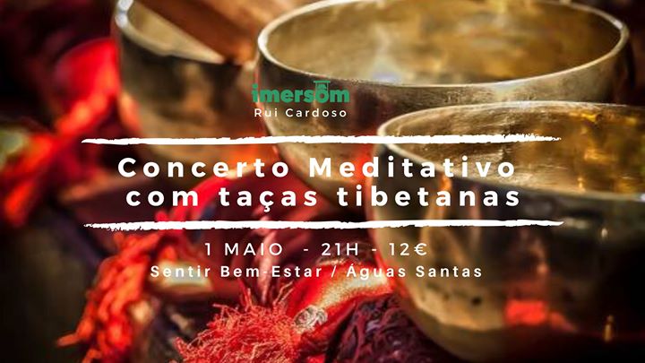 Concerto meditativo com taças tibetenas