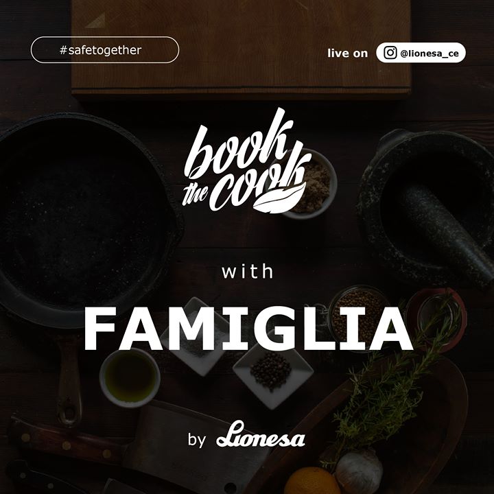 Book the Cook with Famiglia * Live on Instagram