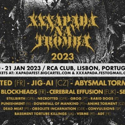 XXXapada na Tromba Festival 2021 at RCA Club (Lisbon) on 22 Jan 2021
