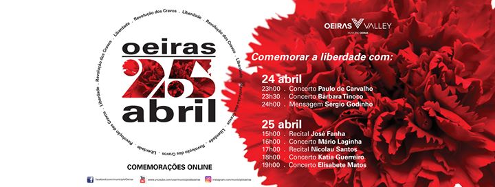 Celebração do 25 de abril em Oeiras